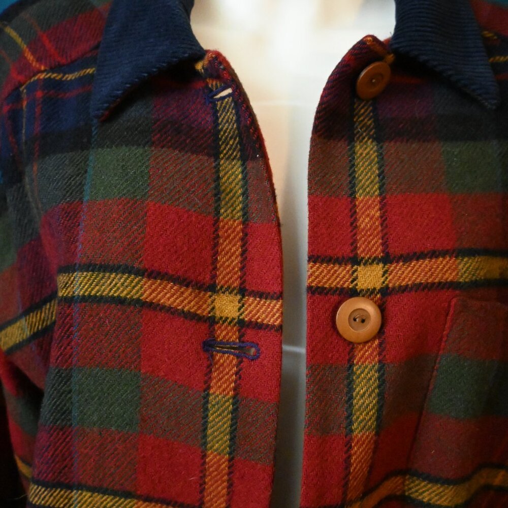 Talbots Button Up Flannel Coat - image 2
